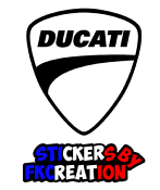 Sticker Ducati logo