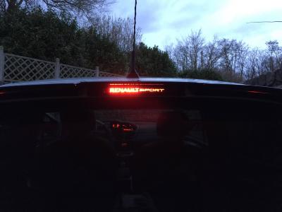 Sticker cache feux de stop Twingo RS