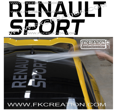 Sticker de toit Renault Sport RS16