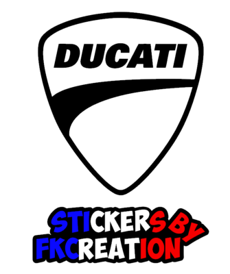Sticker Ducati logo