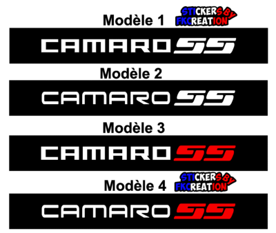 Bandeau Pare soleil Chevrolet Camaro v2