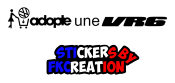 Sticker Adopte une vr6
