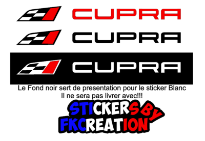 sticker cupra logo