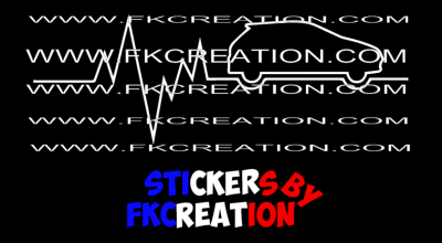Sticker electrocardiogramme 206 