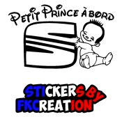 Sticker Petit prince à bord Seat