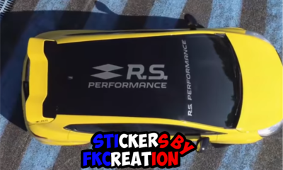 Sticker de toit Renault Sport RS Performance