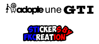 Sticker Adopte une gti