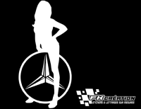 sticker Pin Up Mercedes Benz