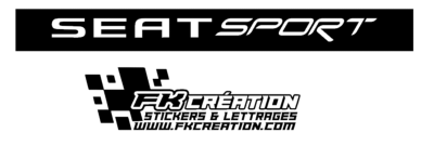 Sticker cache feux de stop seat leon 1P