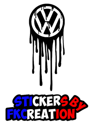 Sticker Vw peinture