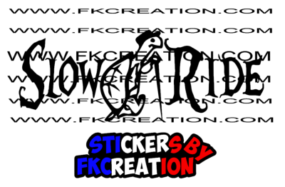 Sticker Slow Ride