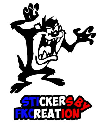 Sticker taz Looney toons