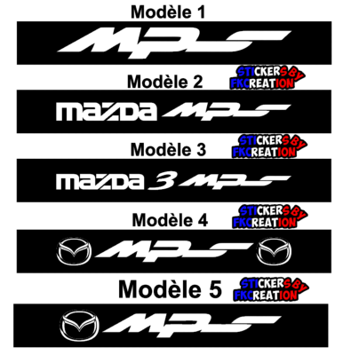 Bandeau Pare soleil Mazda Mps