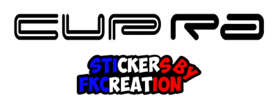 sticker cupra Ecriture V1