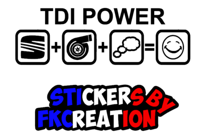 Sticker Seat tdi power
