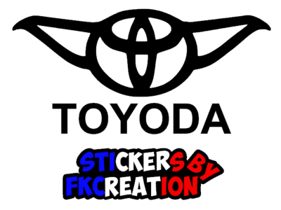 Sticker toyoda toyota