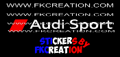 autocollant audi Sport