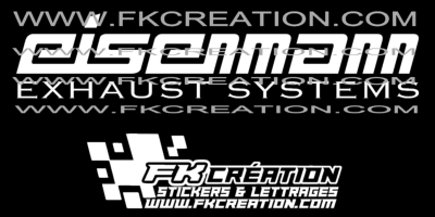 Sticker eisenmann exhaust systems v2