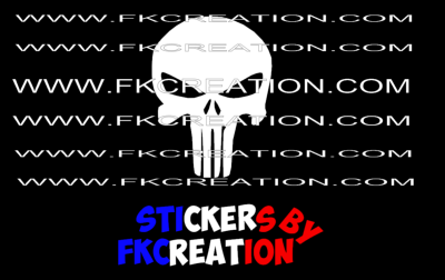 Sticker Punisher bouton start