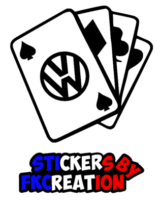Sticker Carte vw