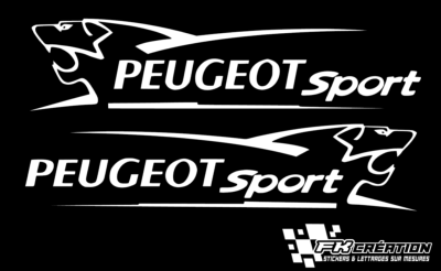 Sticker Peugeot sport