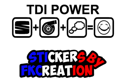 Sticker Seat tdi power new