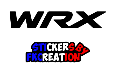 Sticker subaru wrx