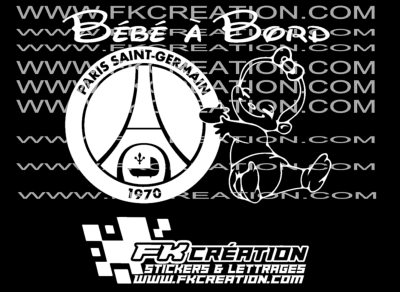Home Decor Bebe A Bord Psg Decor Decals Stickers Vinyl Art