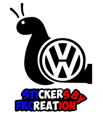 Sticker escargot turbo volkswagen