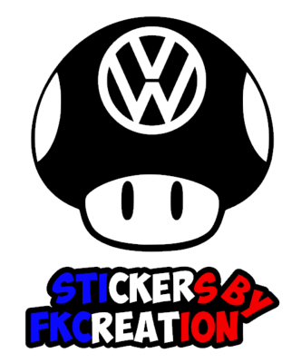 Sticker Toad VW
