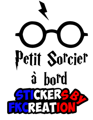 Sticker bébé à bord Harry Potter