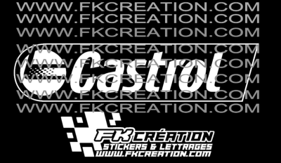 Sticker Castrol
