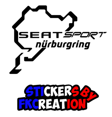 Sticker Nürburgring seat sport