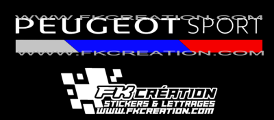 Sticker peugeot sport version 3