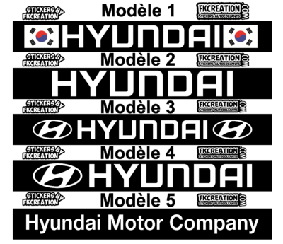 Bandeau Pare soleil Hyundai