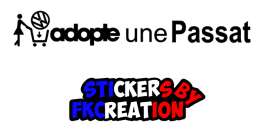 Sticker Adopte une passat