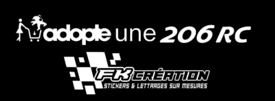 Sticker adopte une 206 rc