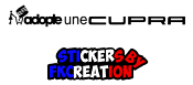 Sticker Adopte une cupra version 2