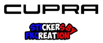 sticker cupra Ecriture