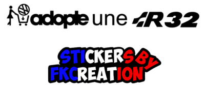 Sticker Adopte une r32