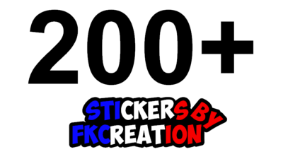 Sticker 200+