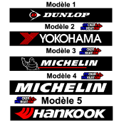 Bandeau Pare soleil Dunlop Yokohama Michelin Hankook