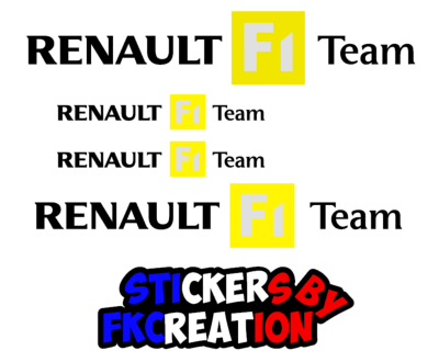 sticker megane r25 f1 team