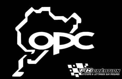 Sticker Nürburgring opc