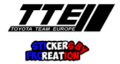 Sticker TTE Toyota team europe