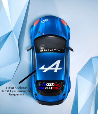 Sticker de toit A Alpine a110