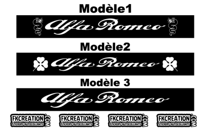 Bandeau Pare soleil Alfa Romeo