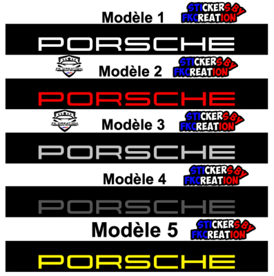 Bandeau Pare soleil Porsche