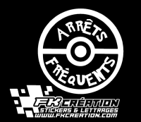 Sticker Arrêts Fréquents pokémon