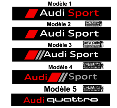 Bandeau Pare soleil Audi Sport